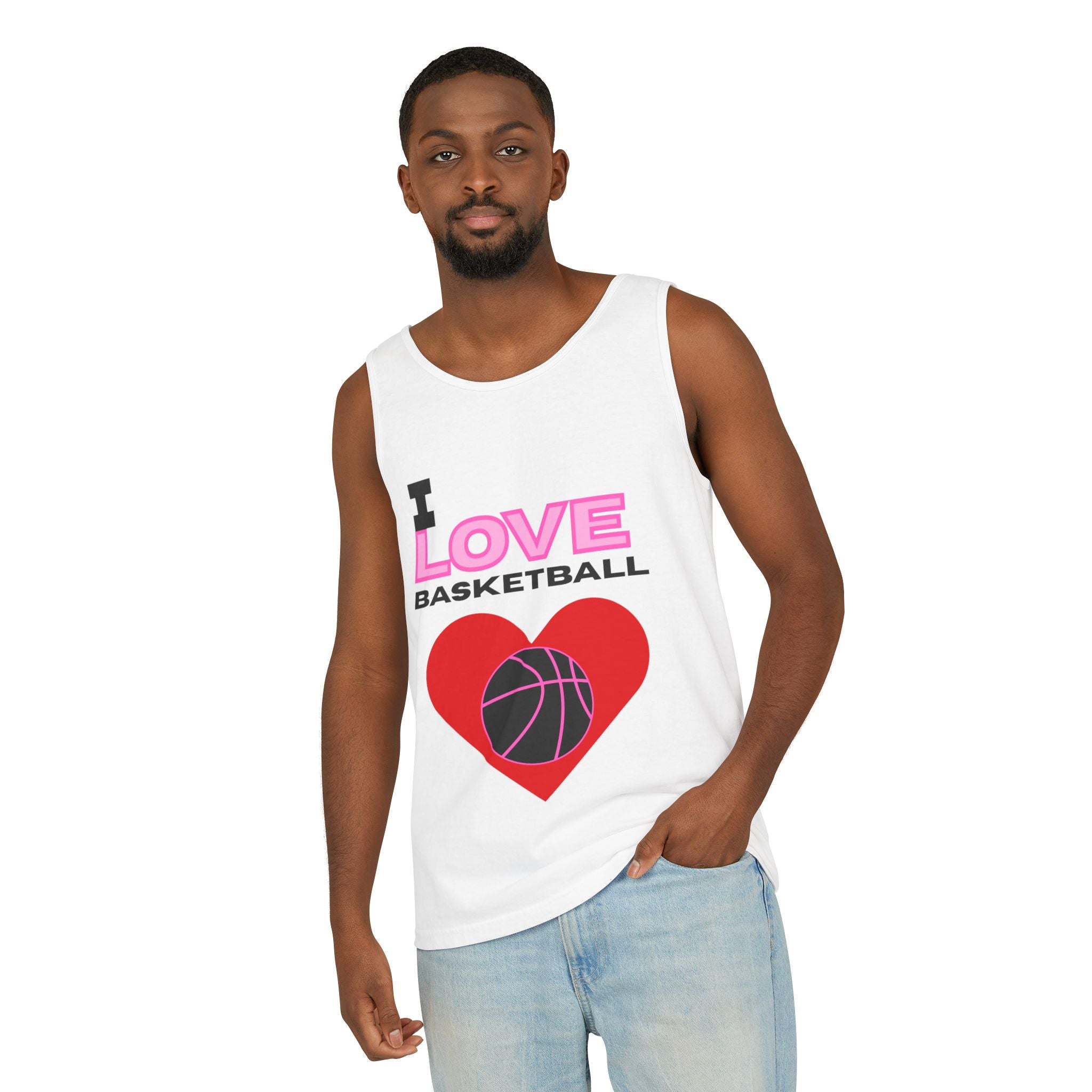 I Love Basketball Tank Top