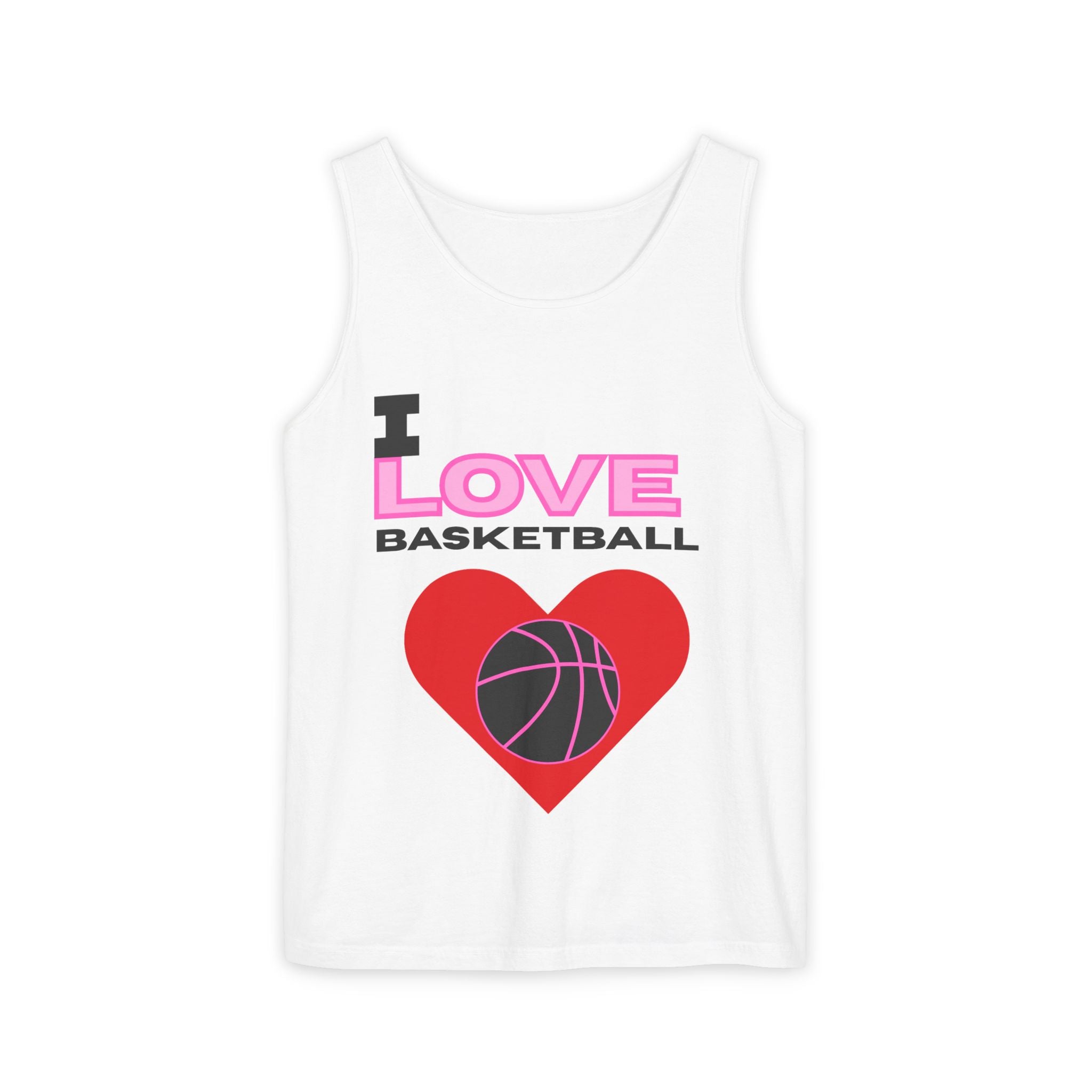 I Love Basketball Tank Top